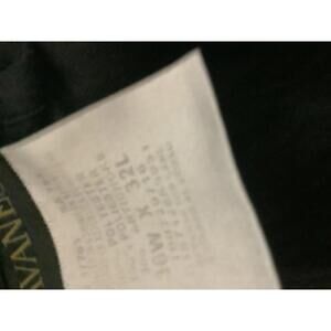 Savane Men's Dress Pants 36W x 32L Black Polyester